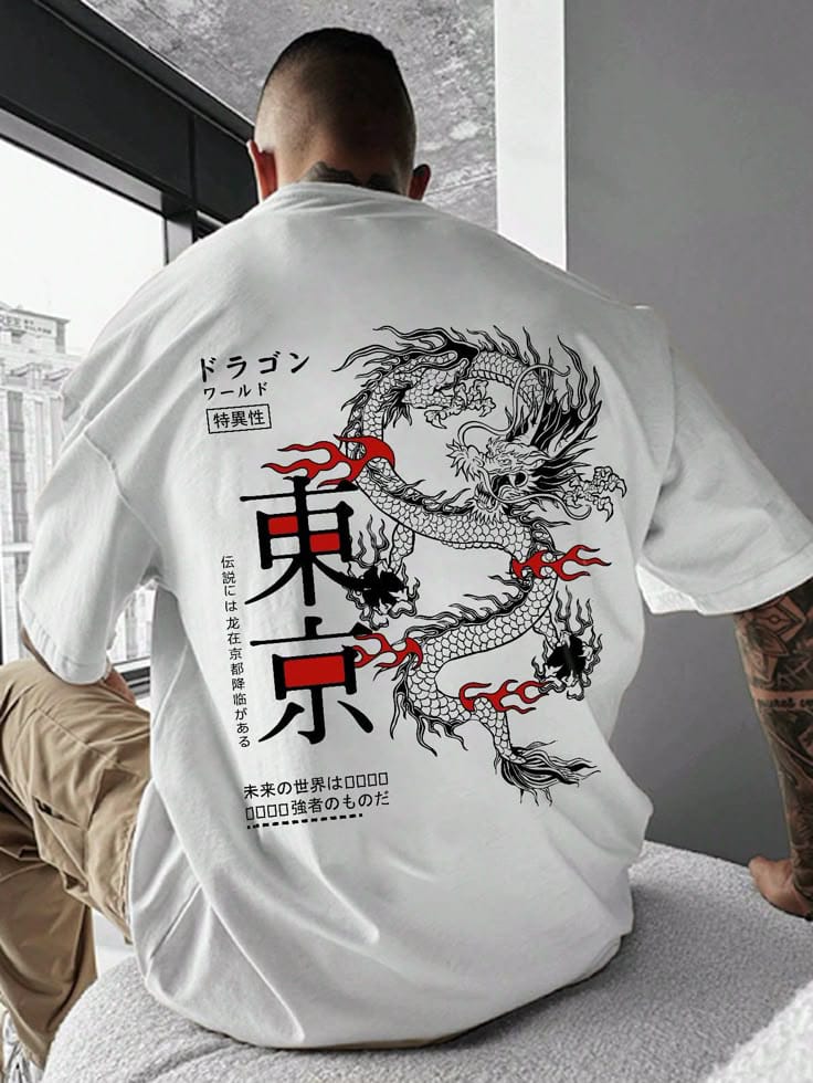 CAMISETA OVERZISE SUPER IMPERIUM ESTILO TOKIO