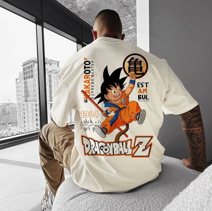 CAMISETA OVERZISE SUPER IMPERIUM DRAGON BALL