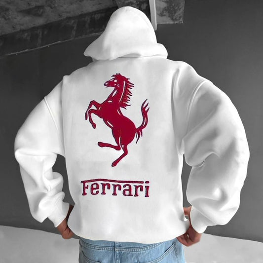 Eleva tu estilo con la Chompa Premium ferrari log