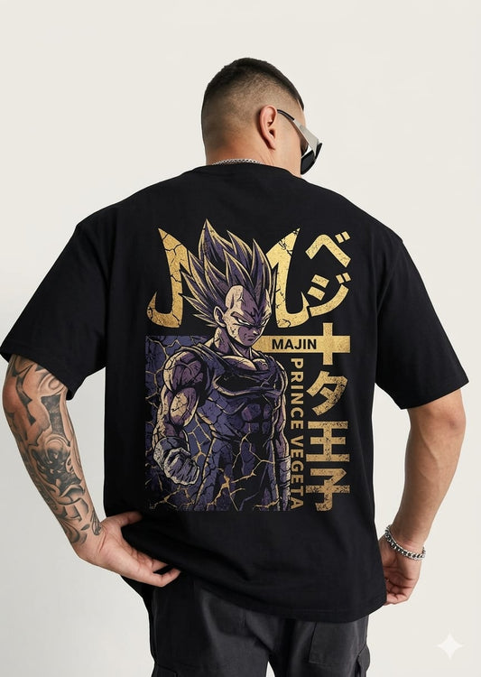 CAMISETA OVERZISE SUPER IMPERIUM VGETA MAJIN